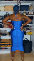 Knotty Girl Dress (Blue)